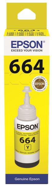 T6644 Žltá nádobka na atrament EPSON 70 ml pre L100/ L200/ L550/ L1300/ L355/ 3650