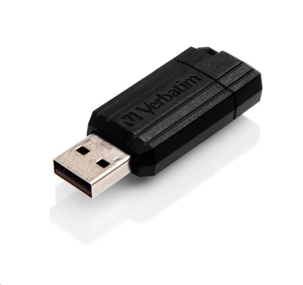 VERBATIM Flash Disk 64GB USB 2.0 Store &quot;n&quot; Go PinStripe,  čierna2