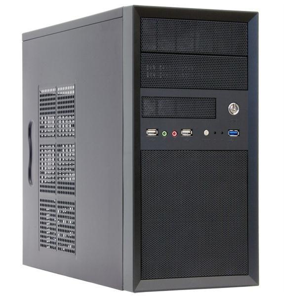 CHIEFTEC Mesh Series/ uATX,  CT-01B,  350W,  čierna,  USB 3.1