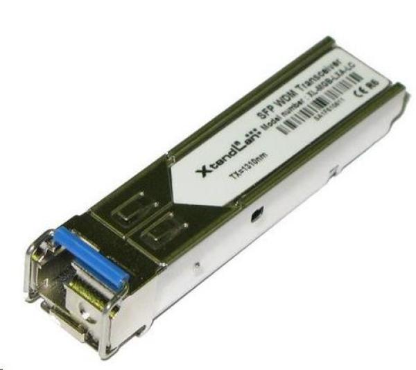 Optický SFP modul SM (1550nm/ 1310nm),  WDM,  1, 25 Gb/ s,  LC,  3km (HP kompatibilní)