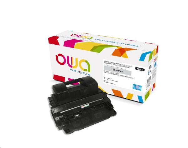 OWA Armor toner pre HP Laserjet 600 M602,  M603,  M4555 ,  32000 strán,  CE390X JUMBO,  čierna/ čierna