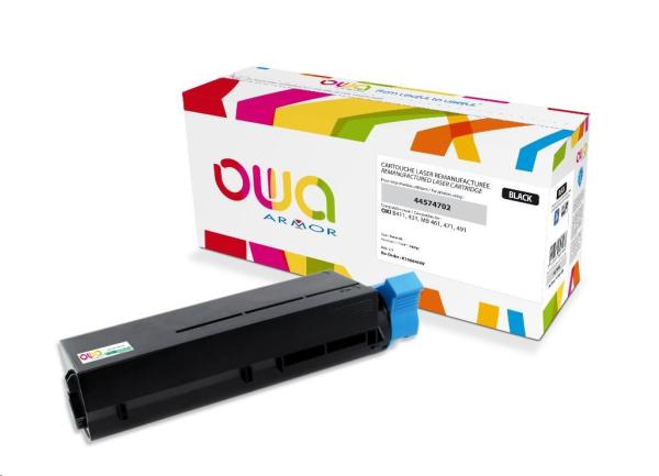 OWA Armor toner kompatibilný s OKI B411, 431, 44574702, 3000st, čierna/ black