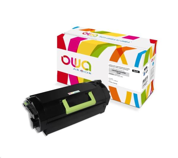 OWA Armor toner pre LEXMARK MS810,  811,  812,  25000 strán,  52D2H00,  čierna/ čierna