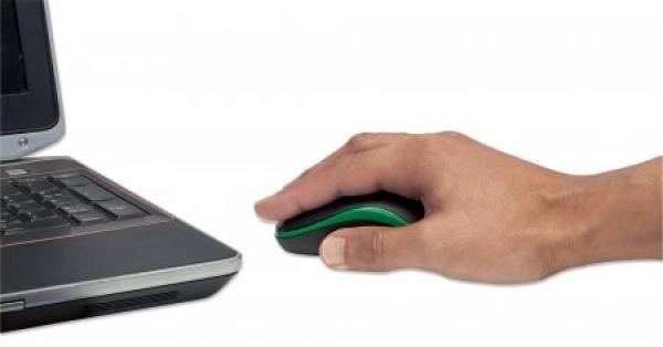 MANHATTAN Myš Success,  USB optická,  1000 dpi,  čierno-zelená4