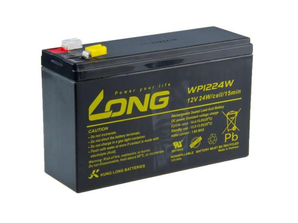 LONG batéria 12V 6Ah F2 HighRate (WP1224W)