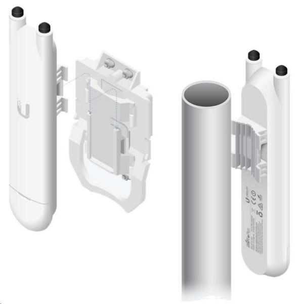 UBNT UniFi AP AC Mesh [vnútorný/vonkajší mesh AP, 2.4GHz (300Mbps) + 5GHz (867Mbps), 2x2 MIMO, 802.11a/b/g/n/ac]1