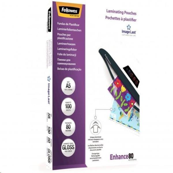 Laminovacia fólia Fellowes A5 80 mic ImageLast,  balenie 100 ks