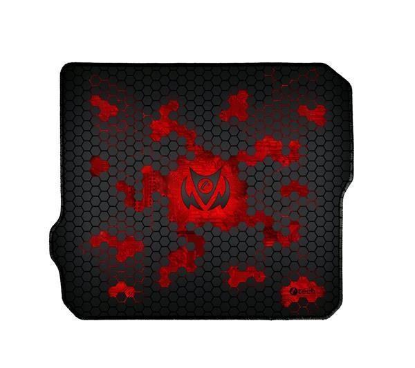 C-TECH herná podložka pod myš ANTHEA CYBER RED, 320x270x4mm, obšité okraje2