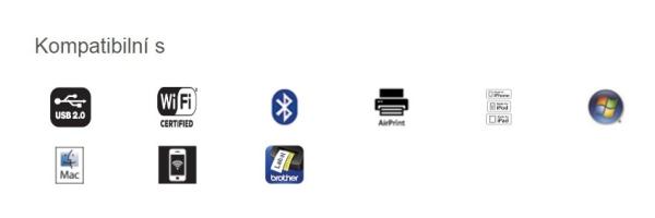 BROTHER tlačiareň štítkov QL-820NWB - 62mm,  termálna,  USB,  RS232,  WIFI,  LAN,  Profi /  po zakúpení DK-22251 tlač červená 3
