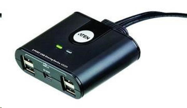 ATEN USB 2.0 Periférny prepínač 2:4 US-224