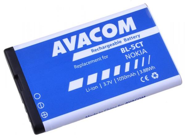 AVACOM batéria pre Nokia 6303, 6730, C5, Li-Ion 3,7V 1050mAh (náhradná BL-5CT)