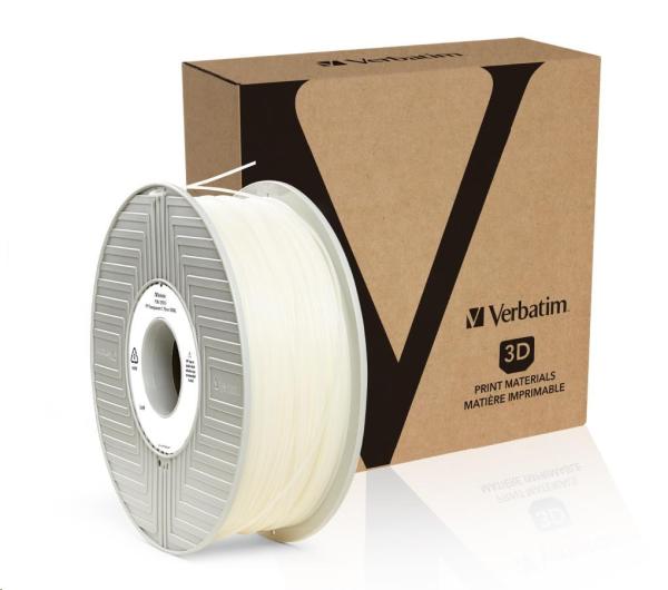 VERBATIM Filament pre 3D tlačiarne PP 1,75mm 500g transparentný