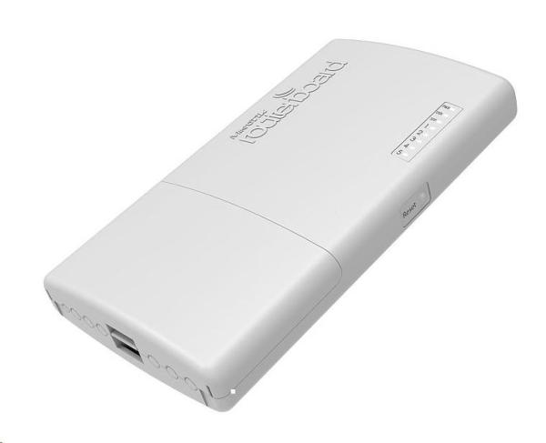 MikroTik RouterBOARD PowerBox Pro,  800MHz CPU,  128MB RAM,  5x LAN,  PoE IN/ OUT,  vrátane. Licencia L4
