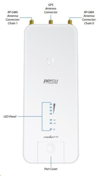 UBNT airMAX Rocket2 AC [airPRISM,  AP/ Klient,  2.4GHz,  airMAX ac,  27dBm,  2xRSMA,  1xGPS]2