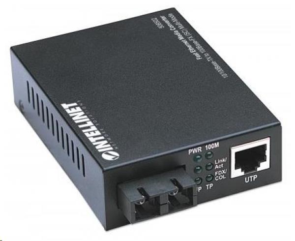 Intellinet Ethernet konvertor,  100Base-TX (RJ45) na 100Base-FX (SC) multimode,  2 km1