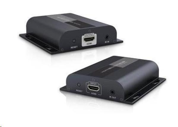 PREMIUMCORD HDMI extender do 120 m cez LAN,  cez IP,  HDBitT