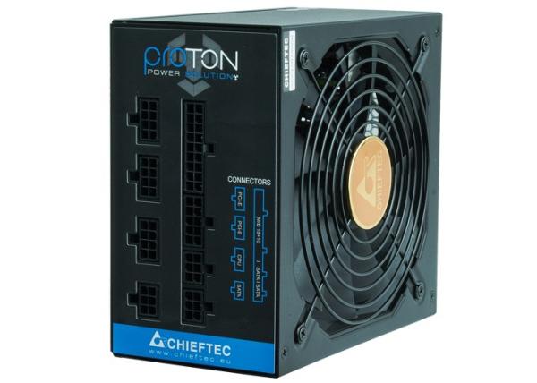 Napájací zdroj CHIEFTEC Proton,  BDF-750C,  750W,  14cm ventilátor,  PFC,  80+ Bronze,  vedenie káblov0