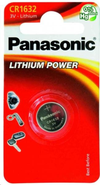 PANASONIC Lithiová baterie (knoflíková) CR-1632EL/ 1B  3V (Blistr 1ks)