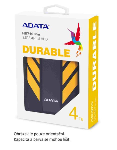 Externý pevný disk ADATA 1TB 2, 5" USB 3.1 HD710 Pro,  žltá4
