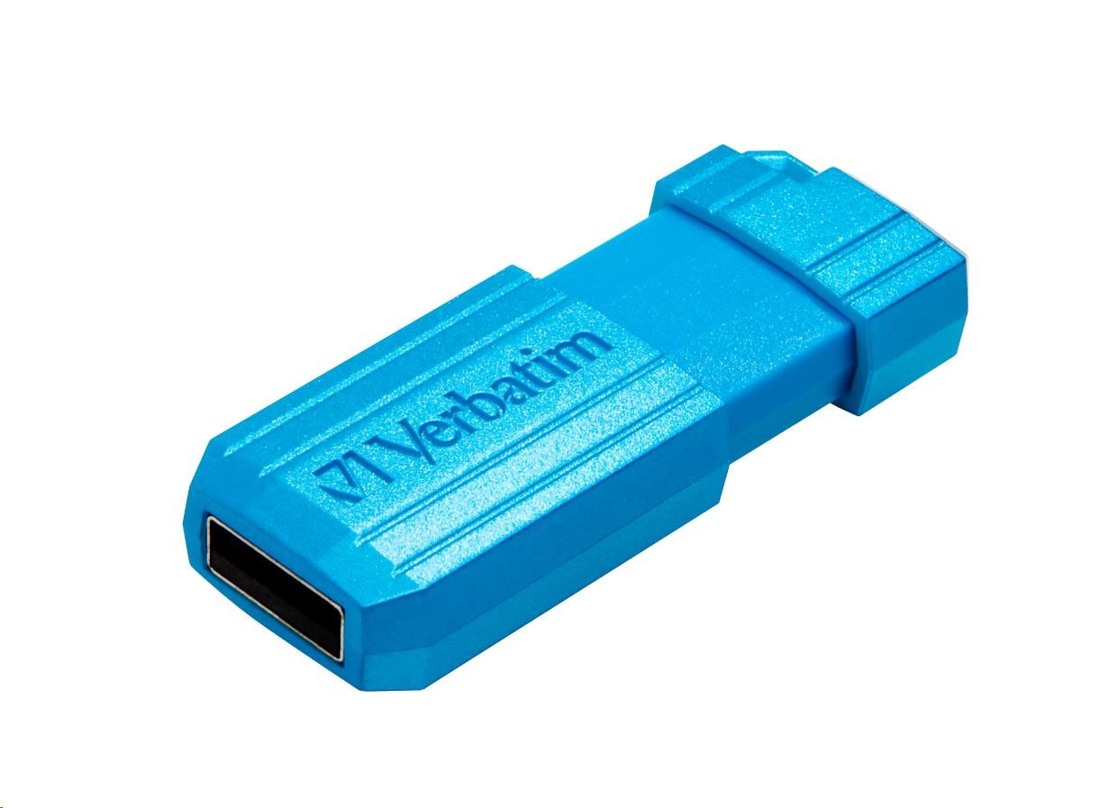 VERBATIM 32GB Store "n" Go PinStripe Flash disk,  karibská modrá5 