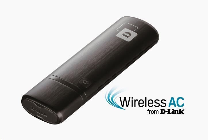 Bezdrôtový dvojpásmový USB adaptér D-Link DWA-182 AC2 