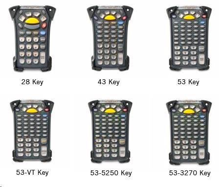 Motorola/ Zebra terminál MC9200 GUN,  WLAN,  1D,  1GB/ 2GB,  28 kláves,  WE,  CR1 