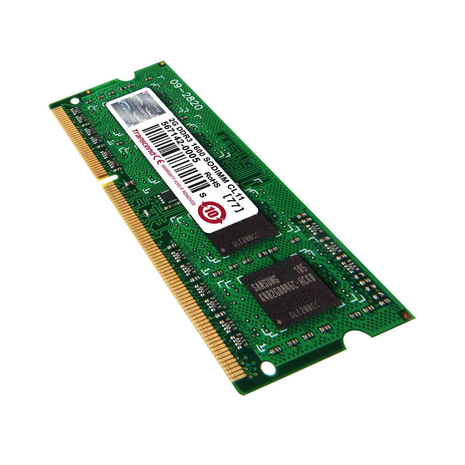 SODIMM DDR3 2GB 1600MHz TRANSCEND 1Rx8 CL111 