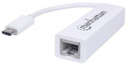 Adaptér MANHATTAN Type-C na gigabitovú sieť,  USB 3.12 