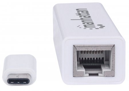 Adaptér MANHATTAN Type-C na gigabitovú sieť,  USB 3.11 