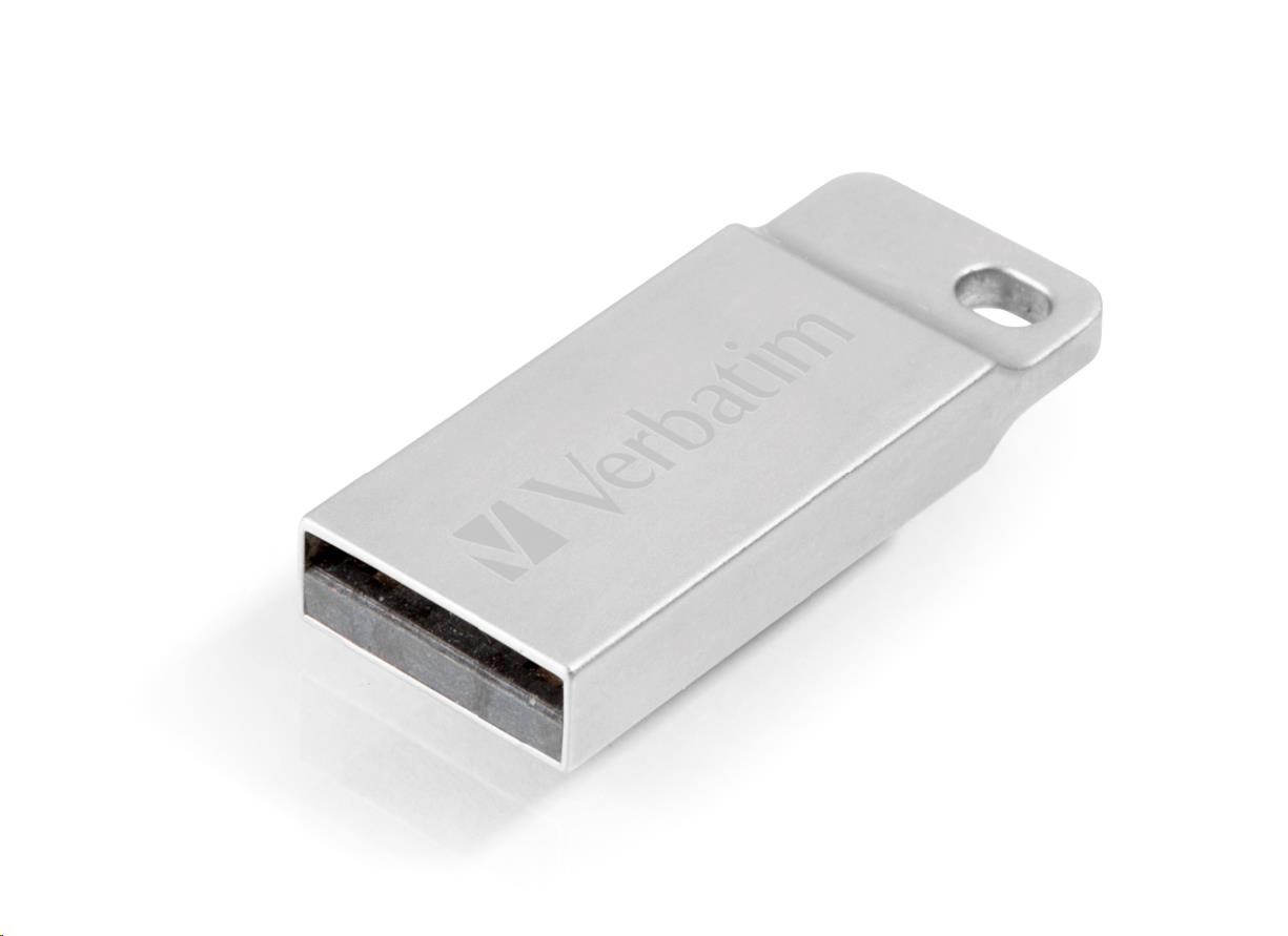 VERBATIM Flash disk 16 GB Metal Executive,  USB 2.0,  strieborná2 