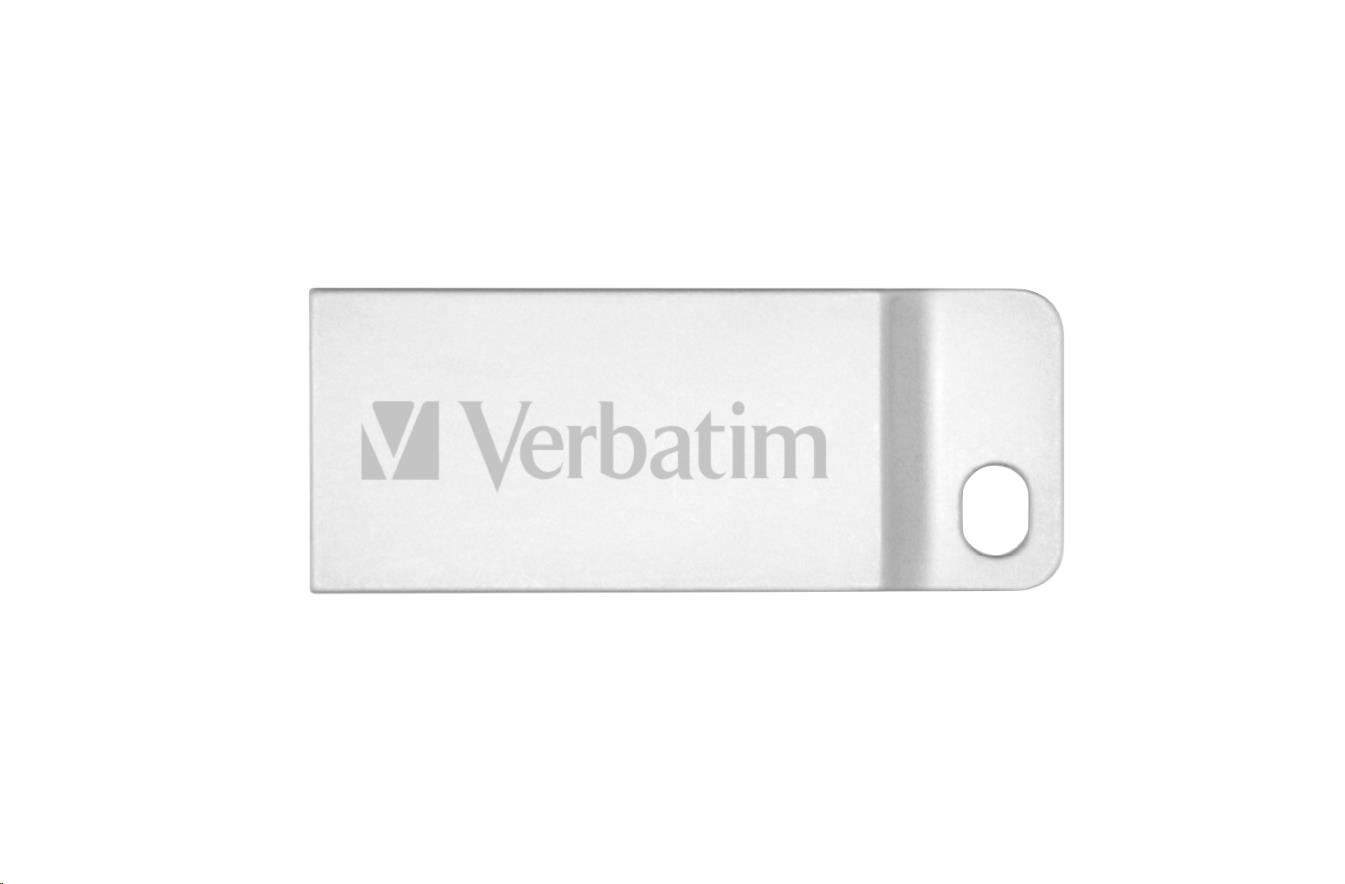 VERBATIM Flash disk 16 GB Metal Executive,  USB 2.0,  strieborná3 