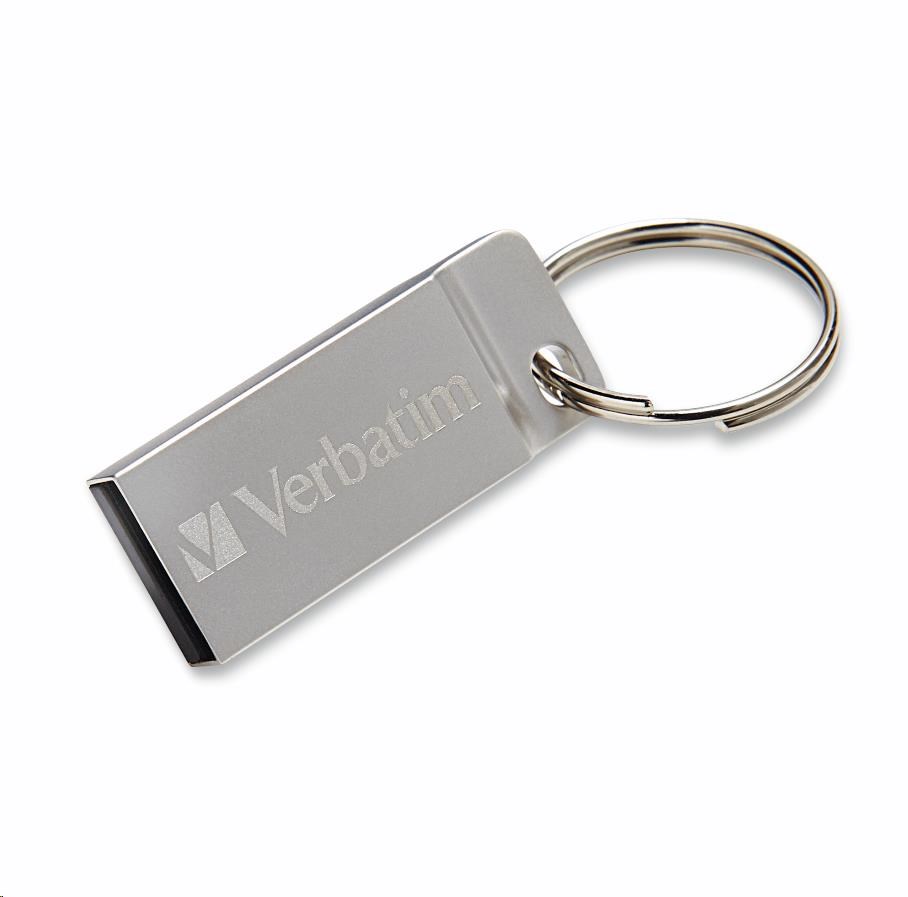 VERBATIM Flash disk 16 GB Metal Executive,  USB 2.0,  strieborná6 