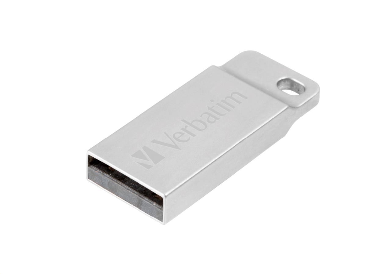 VERBATIM Flash Disk 64GB Metal Executive,  USB 2.0,  strieborná7 