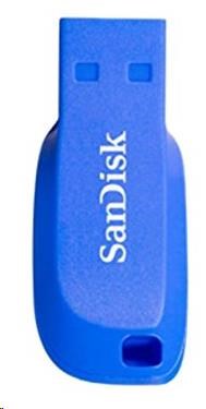 SanDisk Flash Disk 64GB Cruzer Blade,  USB 2.0,  modrá0 