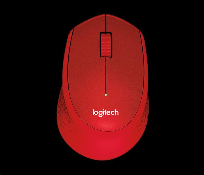 Bezdrôtová myš Logitech M330 Silent Plus,  červená0 