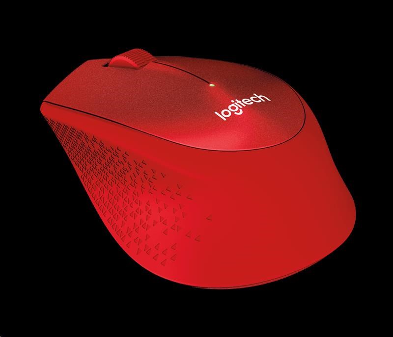 Bezdrôtová myš Logitech M330 Silent Plus,  červená3 