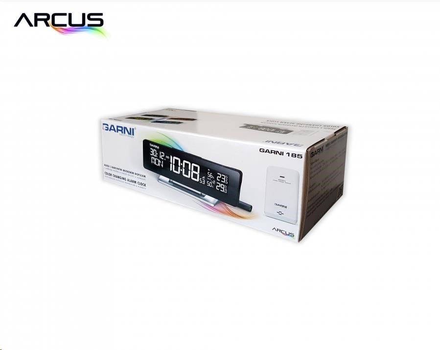 GARNI 185 Arcus - digitální budík s teploměrem a vlhkoměrem3 