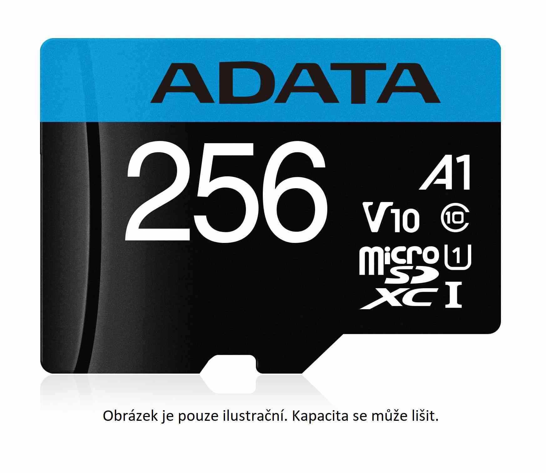 Karta ADATA MicroSDXC 64GB Premier UHS-I Class 10 + SD adaptér1 