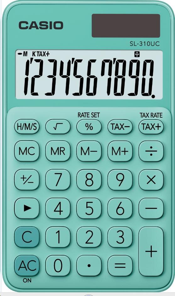 CASIO kalkulačka SL 310UC GN,  Kapesní kalkulátor0 