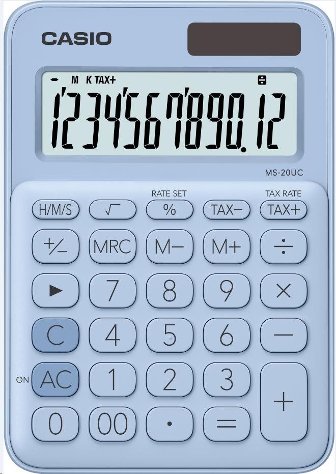 CASIO kalkulačka MS 20UC LB,  Stolní kalkulátor0 