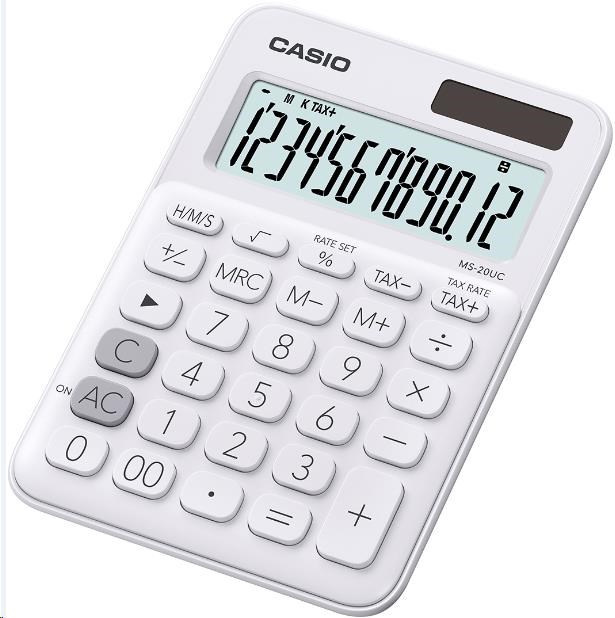 CASIO kalkulačka MS 20UC WE, Stolní kalkulátor0 