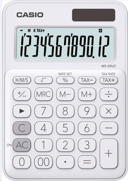 CASIO kalkulačka MS 20UC WE, Stolní kalkulátor1 