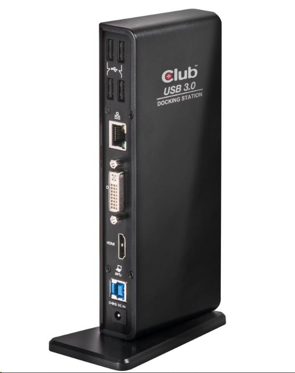 Club3D Dokovací stanice USB 3.0 Type A Dual Display7 