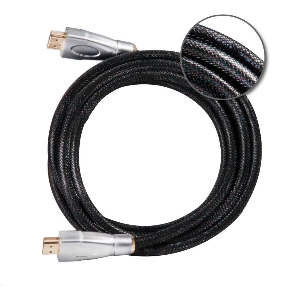 Club3D Kabel Certifikovaný HDMI 2.0 Premium High Speed 4K60Hz UHD,  1m2 