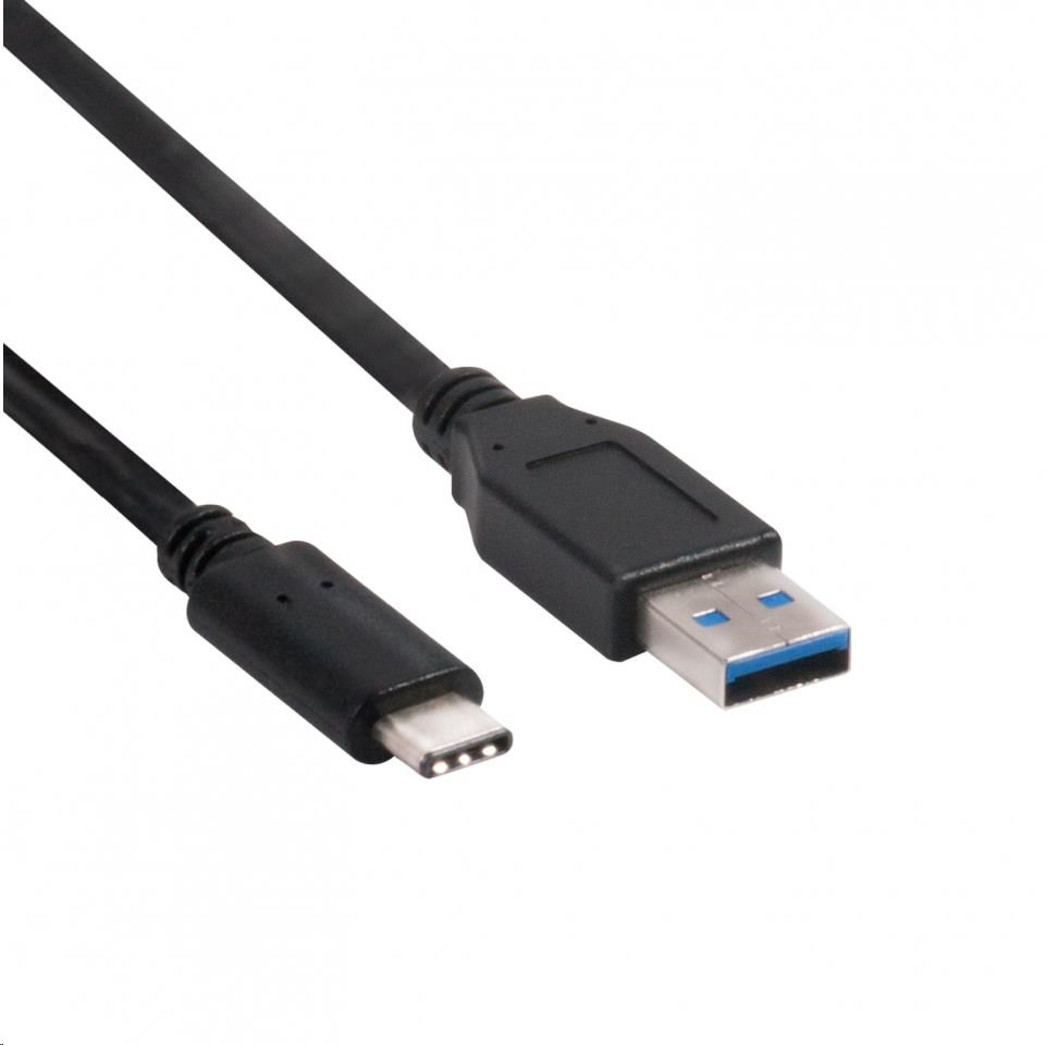 Kábel USB Club3D 3.1 Type-C na USB 3.1 Typ A,  10Gbps Power Delivery 60W (M/ M),  1m0 