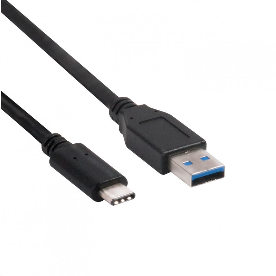 Kábel USB Club3D 3.1 Type-C na USB 3.1 Typ A,  10Gbps Power Delivery 60W (M/ M),  1m2 