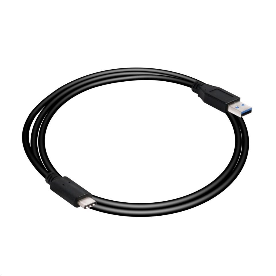 Kábel USB Club3D 3.1 Type-C na USB 3.1 Typ A,  10Gbps Power Delivery 60W (M/ M),  1m1 