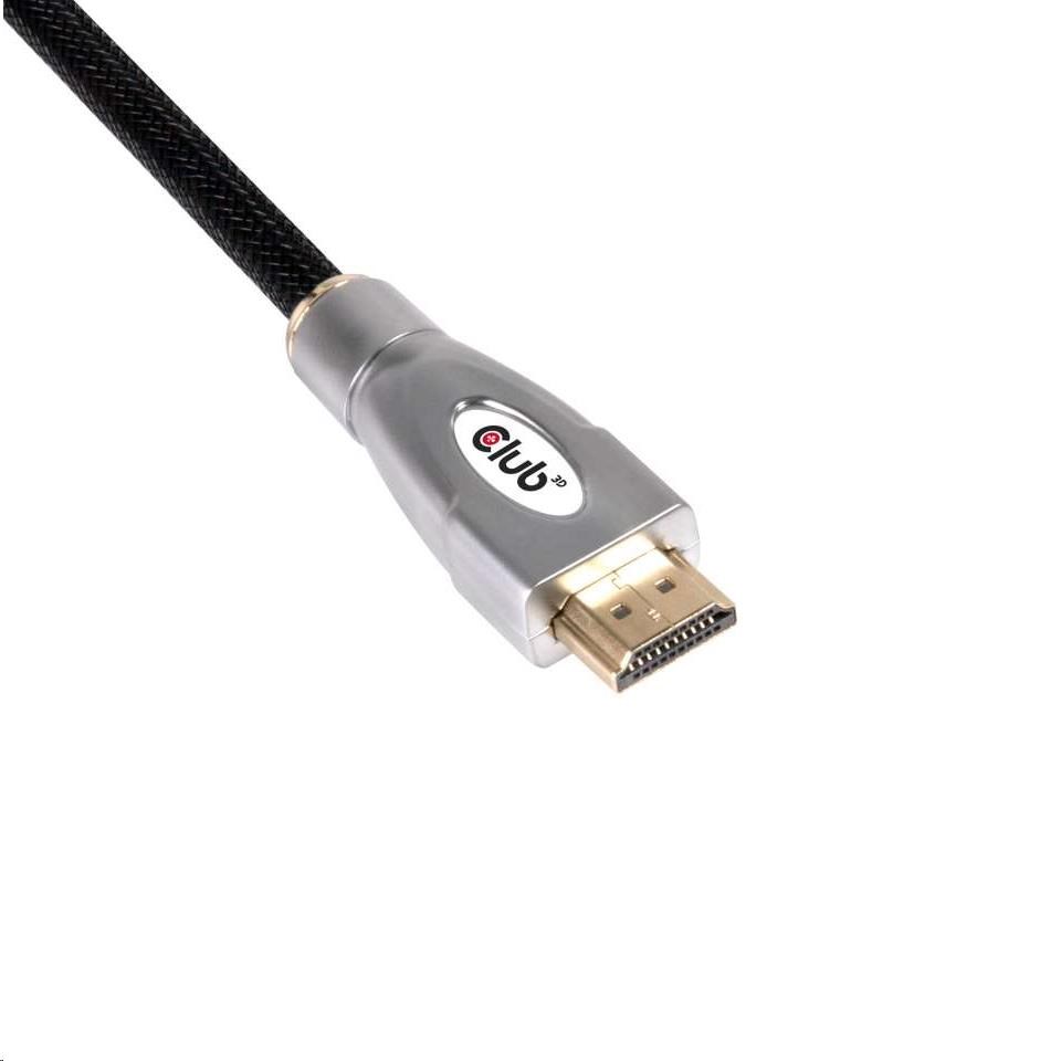 Kábel HDMI Club3D 2.0,  vysoká rýchlosť 4K60Hz UHD (M/ M),  5 m4 