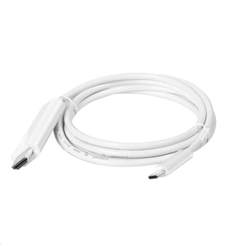 Club3D Active USB typu C na HDMI 2.0 4K60Hz UHD,  1, 8 m1 