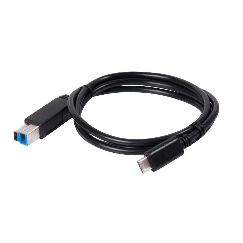 Kábel USB Club3D 3.1 USB Type-C Gen2 na USB Type-B (M/ M),  1 m1 